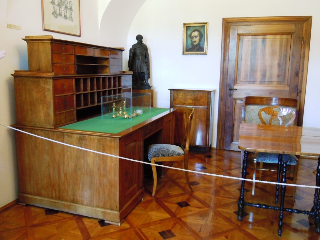 Széchenyi dolgozószobája a minisztériumban